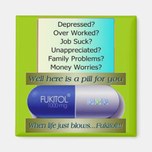 Aimant Fukitol, le travail ne suce, au-dessus de