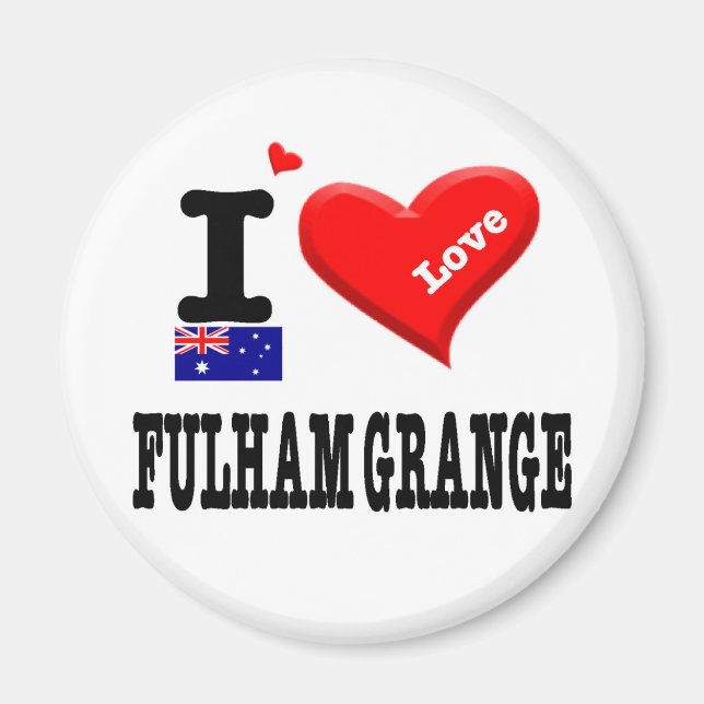 Aimant FULHAM GRANGE - I Love (Devant)