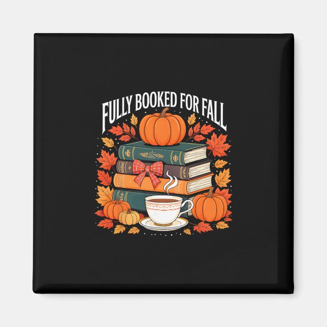 Aimant Fully Booked For Fall Teacher Thanksgiving Pumpkin (Devant)