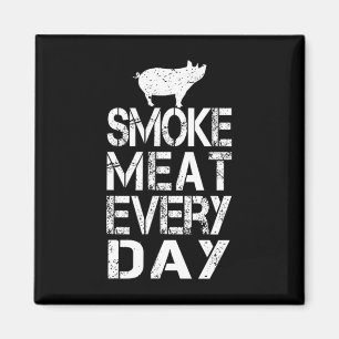 Aimant Fumée amusante Viande tous les jours Père papa Bbq