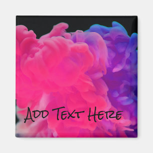 Aimant Fumée numérique rose et violet