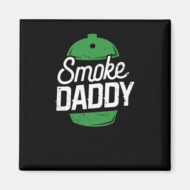 Aimant Fumée Papa Vert Oeuf Pitmaster Papa Bbq Grill (Devant)