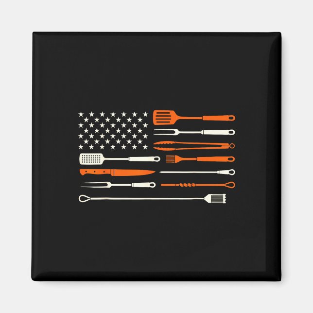 Aimant Fumeur de barbecue barbecue chef outils de grillad (Devant)