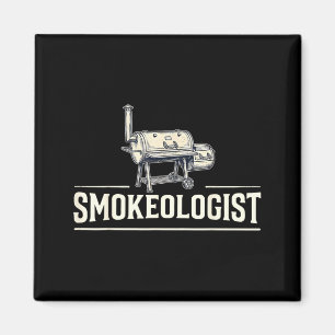 Aimant Fumeur - Pitmaster Drôle De Barbecue Fumeur Grilla