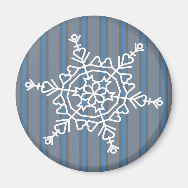Aimant Fun and Fancy Snowflake (Devant)