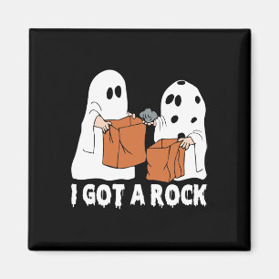 Aimant Fun Boo Ghost Effrayant J'Ai Une Halloween Rock