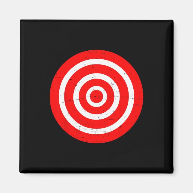 Aimant Fun Bullseye cible Bulls Prank oeil Prank Gift-tir (Devant)