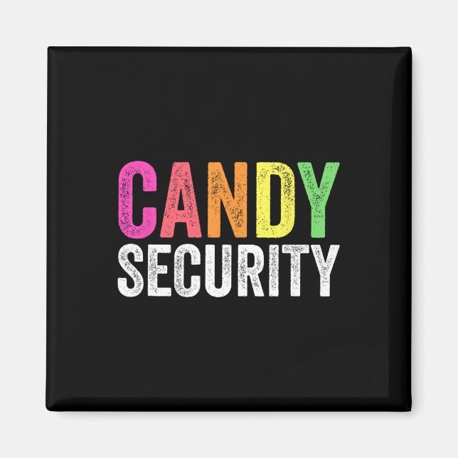 Aimant Fun Candy Sécurité Costume d'Halloween (Devant)