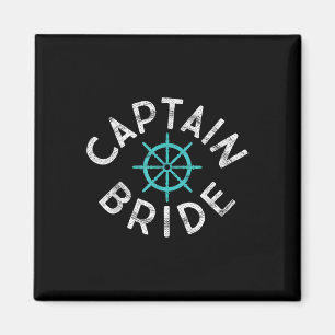 Aimant Fun Capitaine Mariée Mariage Nautique Salle de jum