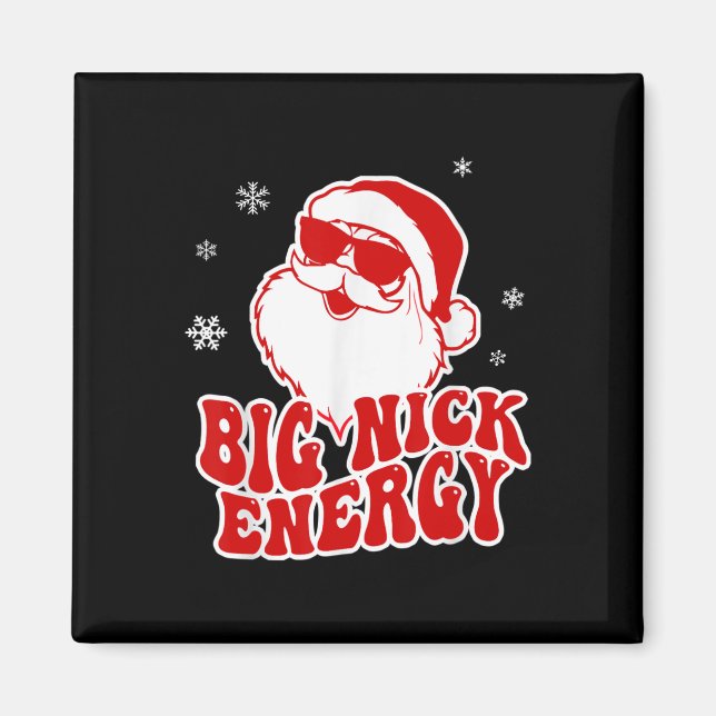 Aimant Fun Christmas Big Nick Energy Santa Naughty Adult  (Devant)