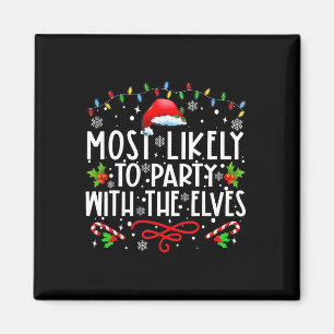 Aimant Fun Correspondant Noël Le Plus Probable À Fête Ave