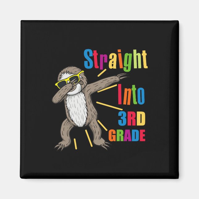 Aimant Fun Dabbing Sloth droit dans 3ème 3ème catégorie W (Devant)