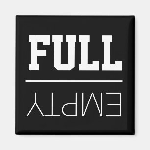 Aimant Fun Frigo Vide ou complet