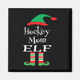 Aimant Fun Hockey Maman Elf Xmas Famille Match Femmes Hom