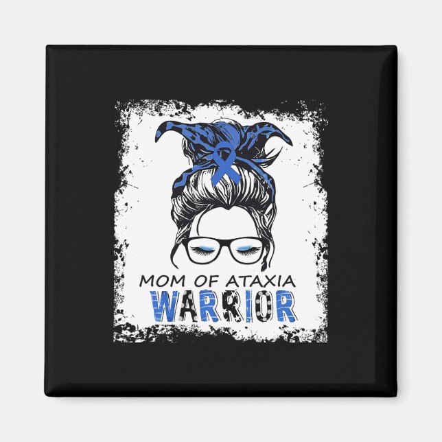 Aimant Fun maman de guerrier ataxia (Devant)