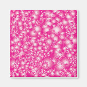 Aimant Fun PINK Abstrait Encre Super motif