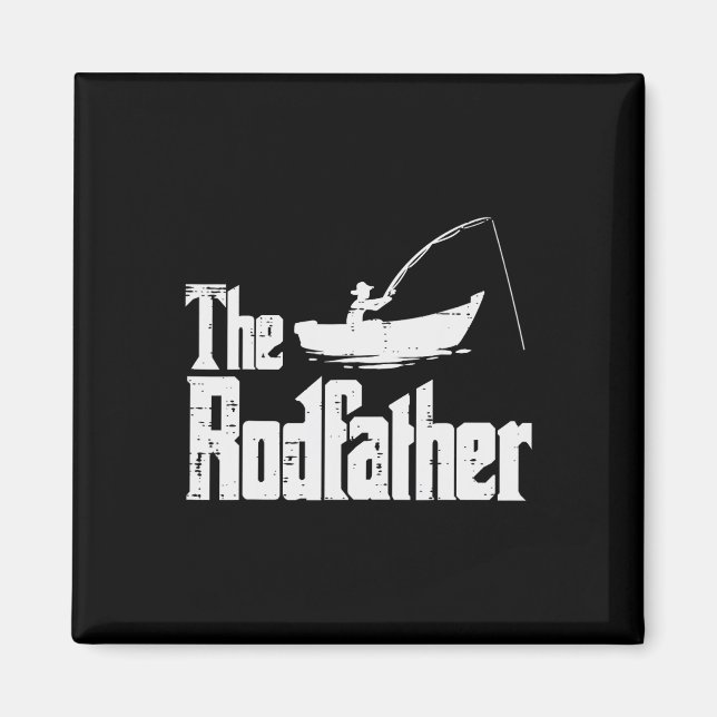 Aimant Fun Rodfather Pêche Fête des pères Movie Pun Da (Devant)