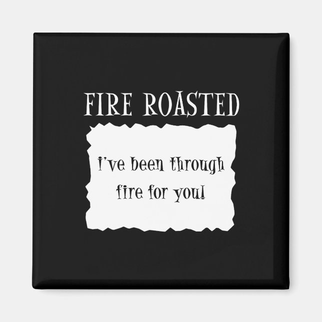 Aimant Fun Taco Sauce Group Costume d'Halloween Feu chaud (Devant)