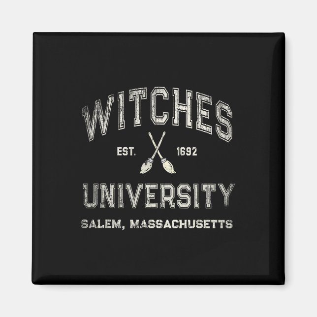 Aimant Fun Wiccan Witts Université Salem Machusetts avec (Devant)