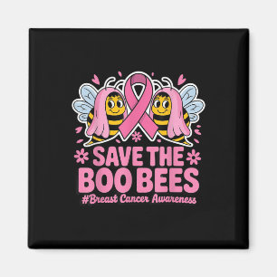 Aimant Funky Bees Ghost Boo Cerveau Cancer Sensibilisatio
