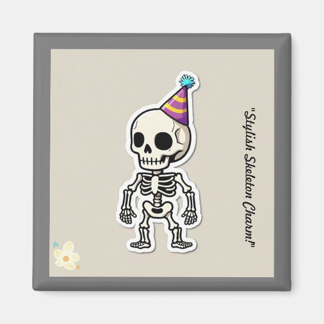 Aimant "Funky Halloween Character" (Devant)