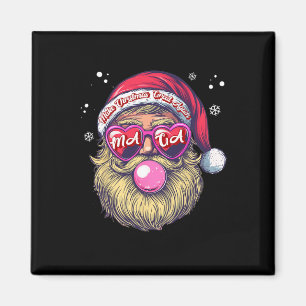 Aimant Funky Trump Père Noël Noël rose bulle gomme Faire