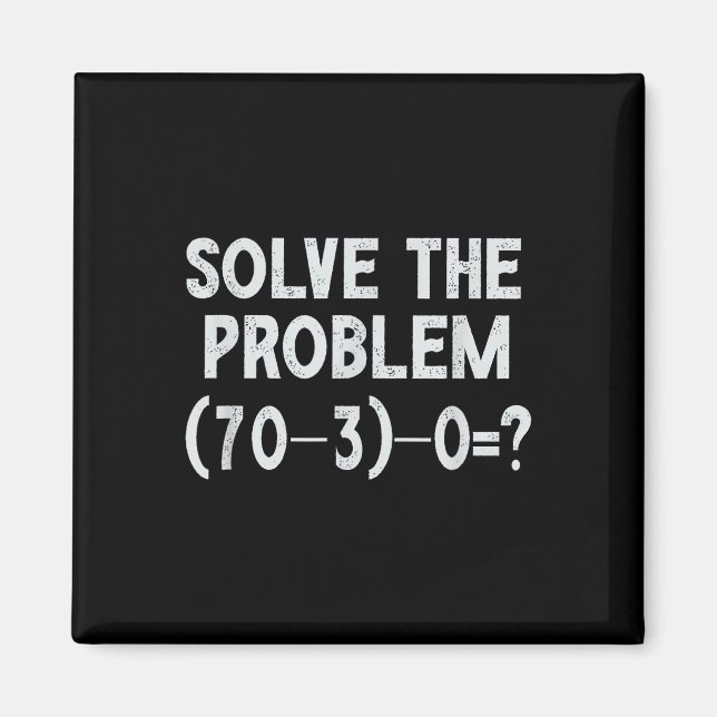 Aimant Funny 67 Meme Pemdas Elementary Math Teacher Brain (Devant)