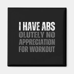 Aimant Funny Abs Humour