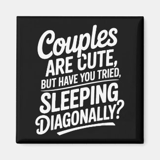 Aimant Funny Anti Valentines Day Quote About Sleeping Alo