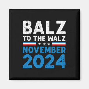 Aimant Funny Balz Au Walz Kamala Harris Tim Walz 2024