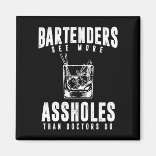 Aimant Funny Bartender Alcohol Mixer Barkeeper Joke
