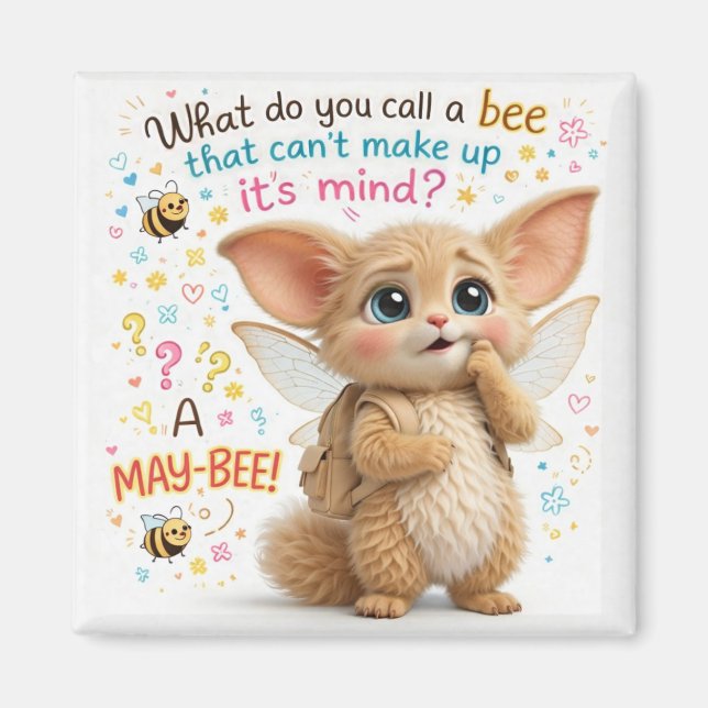 Aimant Funny Bee Dad Joke (Devant)
