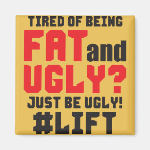 Aimant Funny Bodybuilding Gym