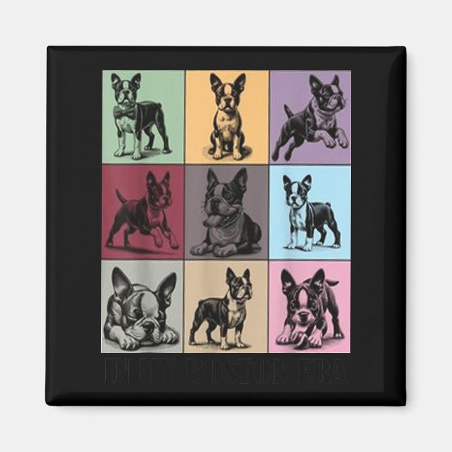 Aimant Funny Boston Terrier Quote In My Boston Terrier Er (Devant)