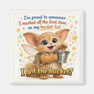 Aimant Funny Bucket List Dad Joke
