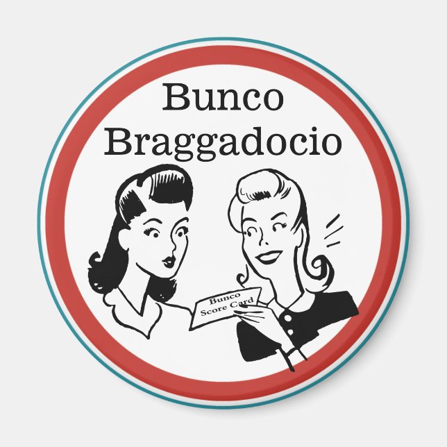 Aimant Funny Bunco Braggadocio (Devant)