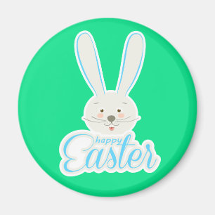 Aimant FUNNY BUNNY Joyeux OEufs de Pâques Chasse fête mig
