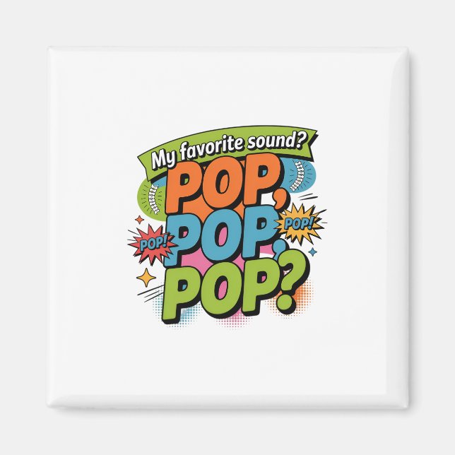Aimant Funny Chiropractor Pop Sound Cadeau (Devant)