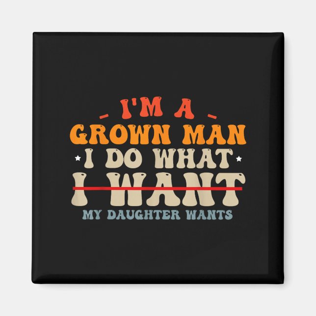 Aimant Funny Dad Shirts From Daughter I Do What My Daught (Devant)