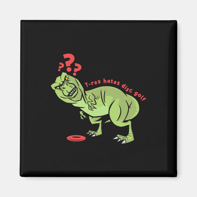 Aimant Funny Disc Golf T Rex Kids  (Devant)