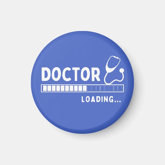 Aimant Funny Doctor Loading Bar Medical Future Doctor (Devant)