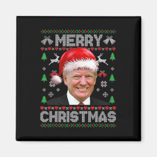 Aimant Funny Donald Trump Joyeux Noël Famille Ugly Swe