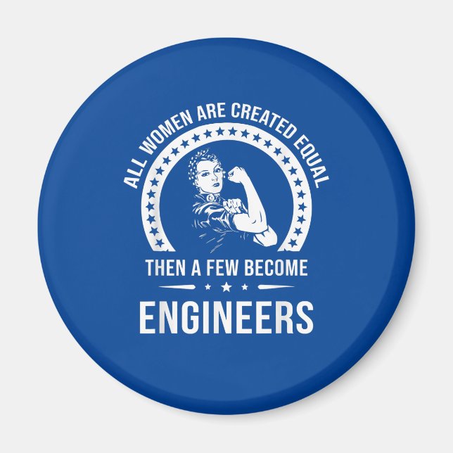 Aimant Funny Engineer For All Women (Devant)