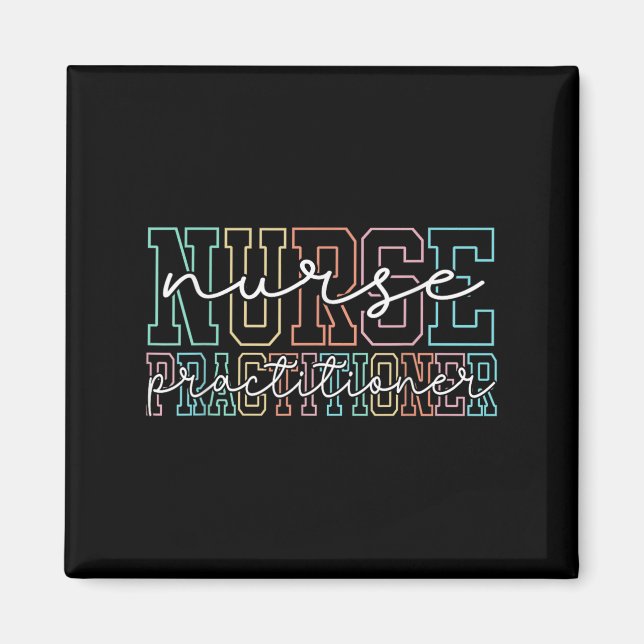Aimant Funny Family Nurse Practitioner Np Nursing Day Nur (Devant)