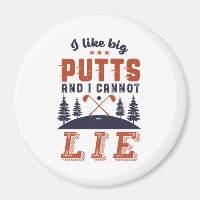 Funny Golf Golfers J'Aime Big Putts Golf Humour
