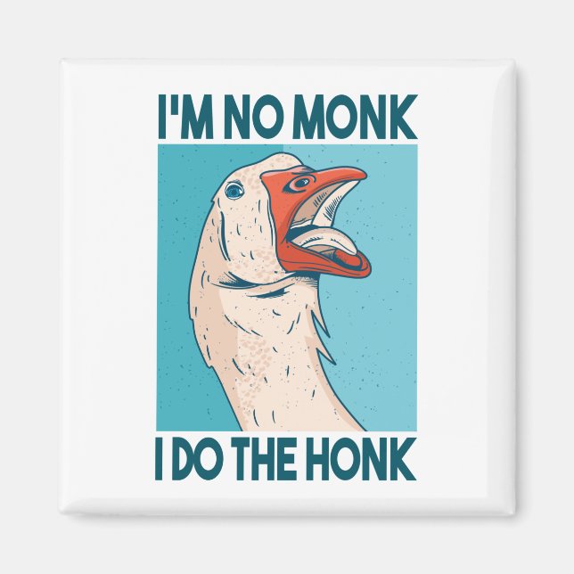 Aimant Funny Goose Honk Bird (Devant)