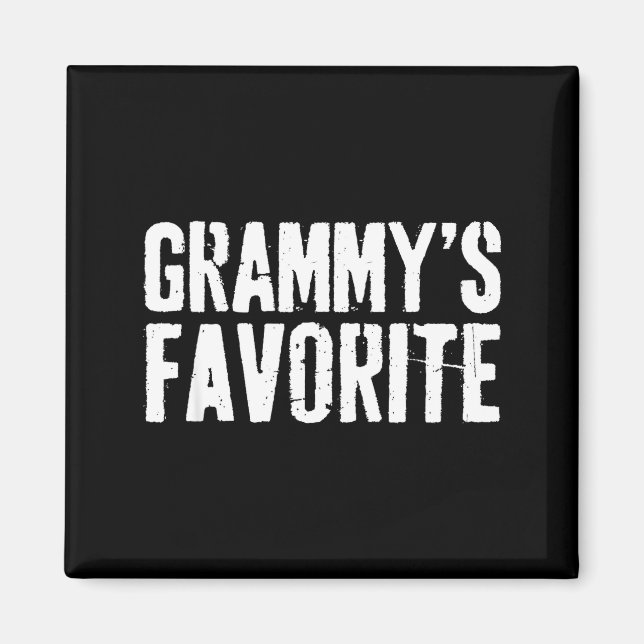 Aimant Funny Grammy’s Favorite Funny Grandparent Granhild (Devant)