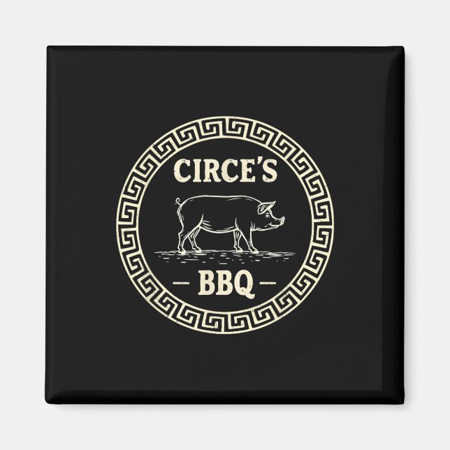 Aimant Funny Greek Mythology Circe's Bbq Odyssey (Devant)