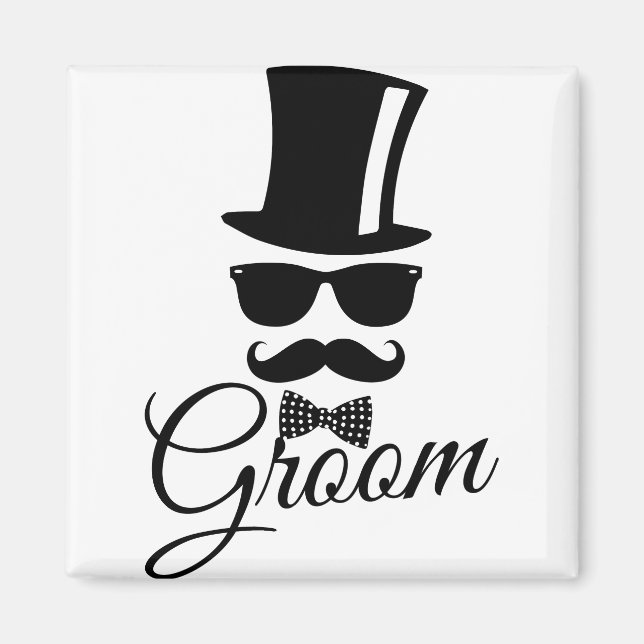 Aimant Funny groom  (Devant)