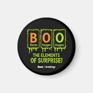 Aimant Funny Halloween Boo Elements Science Surprise Cade